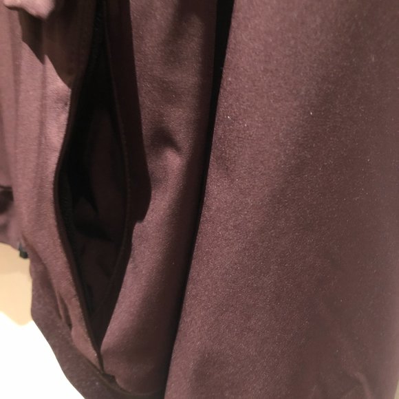 New - Scotch and Soda Nylon Harrington Jacket Burgundy Size L - Picture 6 of 6